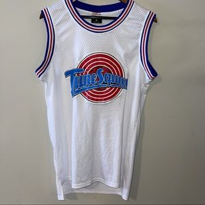 Men’s sz S Looney Tunes Squad Bugs 1 Vintage White Space Jam jersey-Nostalgic